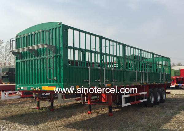Quality 53 Foot Semi Cargo Trailers 30000kg Mechanical / Air Suspension for sale