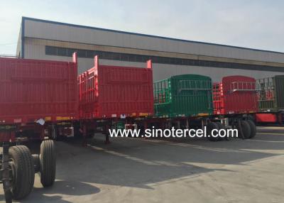 Chine 30T-60T Fence Semi Trailer Shipping Container Semi Trailer à vendre