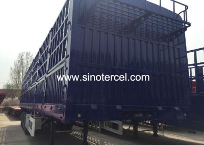 China LML9400TPB Fence Semi Trailer 4 Axles Bulk Cargo Semi Trailer for sale