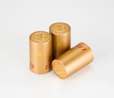 China PVC heat shrinkable film wine capsule PVC Heat Shrink Capsule for Vodka Caps for sale