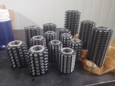 China Gear Carbide Hobbing Tool Standard Module TiAlN CrN Coated for sale