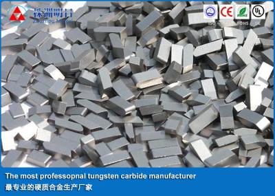 China Custom made tungsten carbide saw tips HIP sintering for cast steel for sale