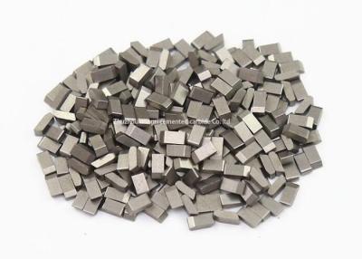 China High Wearable Tungsten Carbide Saw Tips For Hardwood , Carbon Steel , Cork, YG6 ,YG6X for sale