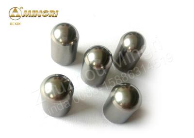 China 85 - 91 botones del carburo de tungsteno de la dureza insertan los dientes inclinan para las brocas de Borewell en venta