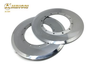 China Asbestos Cement Sheet Cutting Tungsten Carbide Rotary Slitter Blades for sale