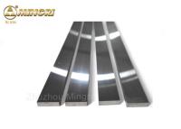 China Cemented Tungsten Carbide Strips / Flat Bar With Fine Grain Alloy For Machining Stainless Steel for sale