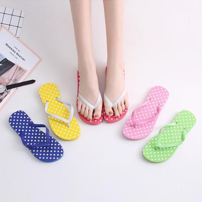 China Summer Sandals women fashion casual Shoes breathable Slippers outdoor dot Beach Flip Flops designer sandals women famous brands for sale