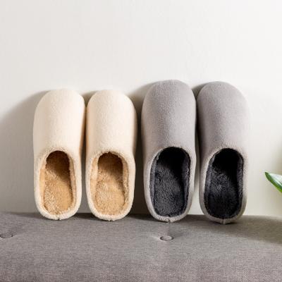 China Winter Women house Indoor Slippers Plush Soft home Slippers Non-slip Floor Shoes ladies Slides Bedroom slipper for sale