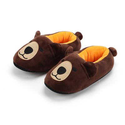 China Winter Warm house Indoor Slippers Soft Bottom Non-slip Home Slippers Cute Cartoon Animal Women Slippers for sale