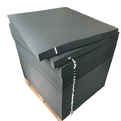 China Materials Wholesaler Recycled Wood Pulp Cardboard Black Hard Paper, Kraft Black Board, Cardboard For Packing Box for sale