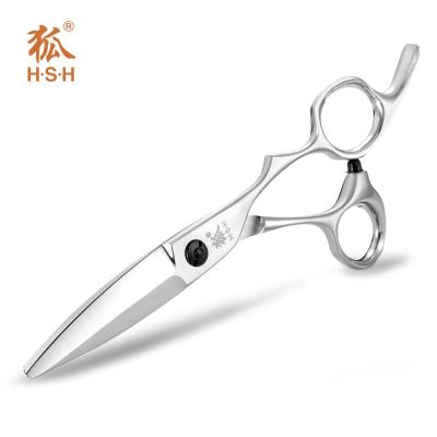 China 6.0 Inch Stainless Steel Engraved Barber Scissors Brushed Matte Surface for sale