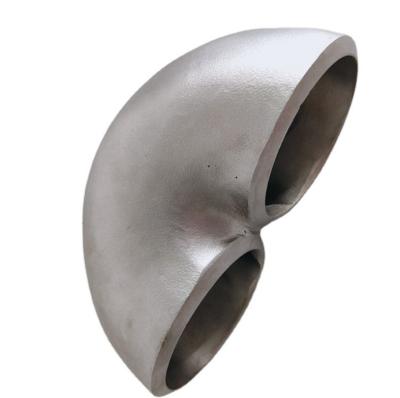 China 304 316L Stainless Steel Pipe Fittings / 90 Degree Welding Elbow SCH 40 for sale
