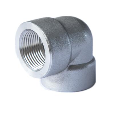 China Union Elbow 304 316 Stainless Steel Sanitary Pipe Fittings Threaded For Water Supply for sale