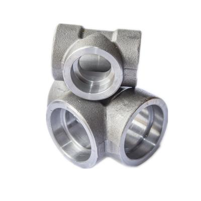 China ASME B16.9 A234 WPB Pipe Fitting Tees 10 inch Welded Carbon Steel Equal Tee for sale