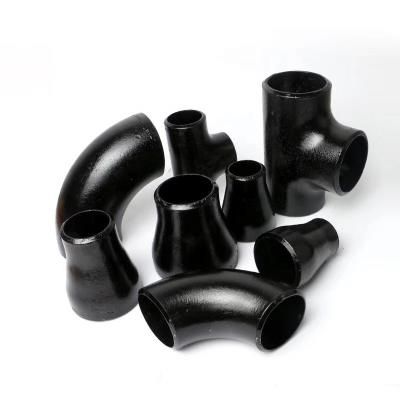 China Carbon Steel Black Pipe Fitting Tees ASTM A234 WPB Acid Proof for sale