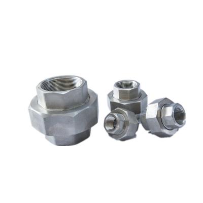 China Forged Npt Threaded Union 1 Inch 2 Inch 4 Inch Carbon Steel A105 Female for sale