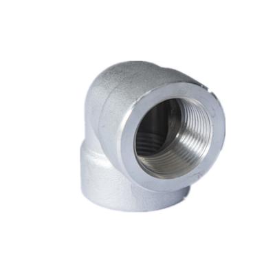 China Forged Socket Welding ASTM Female Threaded Elbow For Water Pipe Fittings for sale