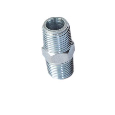 China Npt SCH20 Threaded Pipe Fitting Full Male Connection Nipple Carbon Steel for sale