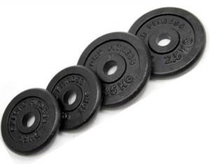 China Black Painted Olympic Weight Plates For Gym MMA Exercise , Bumper Weight Plates for sale