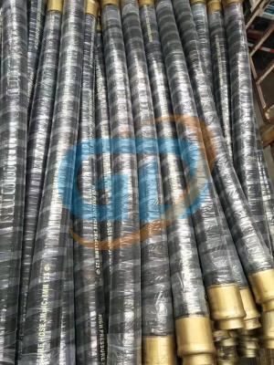 Chine 5 pouces de tuyau de pompe de béton DN125 tuyau de tuyau en caoutchouc flexible à vendre