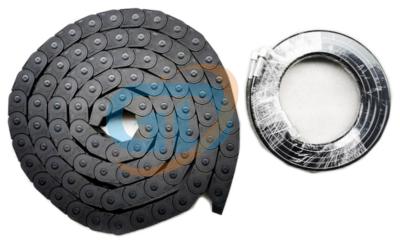 China Pampas de hormigón negras piezas de repuesto de la cadena de arrastre de metal para el extrusor 1031000021 en venta