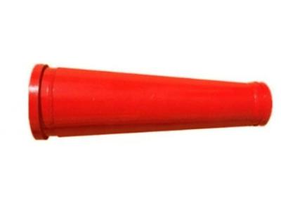 China 0161071C3000 Concrete Pump Reducer Pipe 20Mn Red Concrete Pump Tube for sale