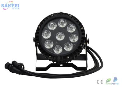 China LED 10W*9pcs Par Light for Stage Events / RGBW 4in1 Waterproof Par Light / IP65 for sale