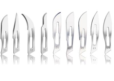 China Reusable SteriLance Sterile Surgical Blade Sterile Carbon Stainless Steel Surgical Blade for sale