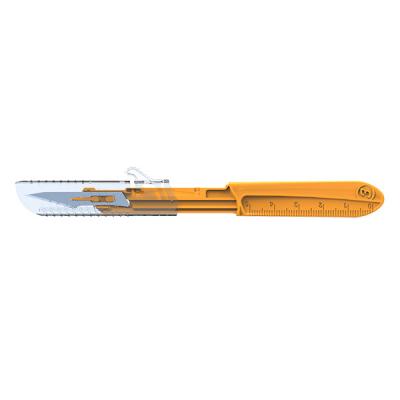 China SteriLance Retractable Sterile Safety Surgical Scalpel Permanent Safety Lock for sale