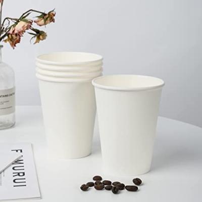 China Disposable 8OZ 250ML Single Wall Paper Cups In Office, Cafe, Restaurant for sale