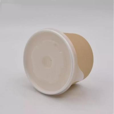 China Printable Microwave Disposable Food Packaging Hot Soup Containers Insulated Takeaway Disposable Paper Bowl for sale