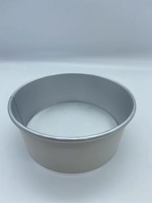 China FDA 750ML Disposable Aluminium Foil Paper Bowl For Food Packaging for sale