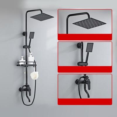 China Cabeça de chuveiro de alumínio termostático pressurizado, torneiras de mistura, bocal de chuva para banheiro à venda