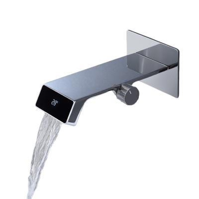 China OEM Digital Display Concealed Basin Tap Faucet Hotel Household for sale