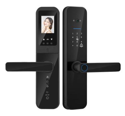 China Smart Peephole Fingerprint Door Lock Keyless Wifi Biometric Digital For Business for sale