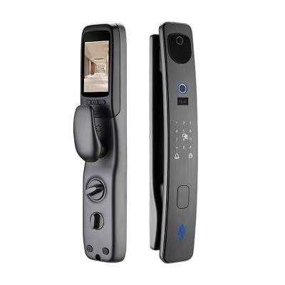 China Live Video Intercom Fingerprint Door Lock Keyless Bluetooth Wifi Biometric Digital For Business en venta