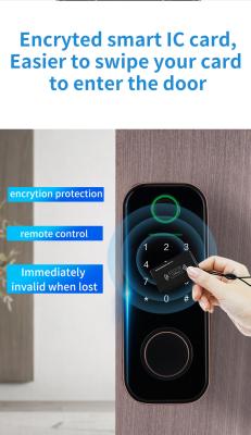 China Smart vingerafdruk deur slot met meerdere herinnering functies, laag batterij alarm en Always-on-modus Te koop