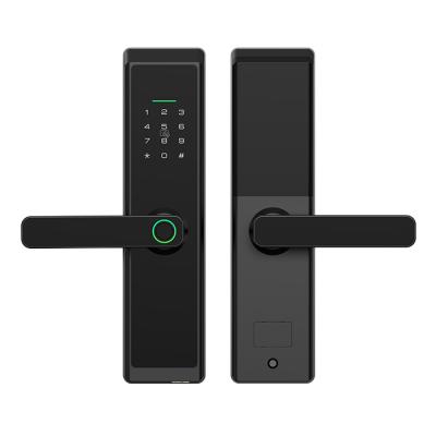 중국 Security Smart Lock Fingerprint Keyless Entry Door Lock Passwords App Remote Control 판매용