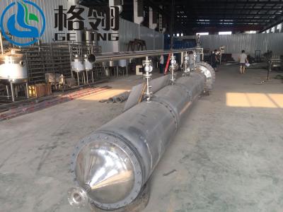 China evaporador de aço inoxidável do raspador 10m2 WFE do filme fino da destilação do óleo 5-10kw à venda