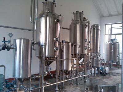 China evaporador externo do vácuo da circulação 10-100kw para a planta de /Beverage do suco à venda