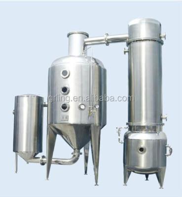 China External Circulation Vacuum Evaporator System 50-10000L/H For Alcohol Recovery for sale