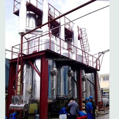 China 1-5 Effect Forced Circulation Evaporator 304l Industrial Waste Water Distillation Machine for sale