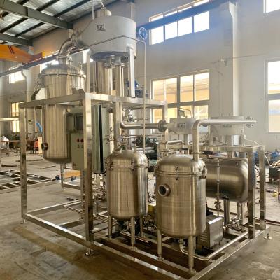 China Plant oil extraction ethanol recovery unit Falling Film Evaporator for sale