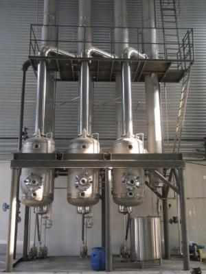 중국 PLC Control Stainless Steel 316/304 Vacuum Evaporator with Different Capacity 판매용