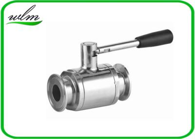 China Portable Sanitary Full Port Ball Valve , Stainless Steel Ball Valve For Food Industry Piping System for sale