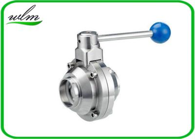 China High Sanitary Ball Valves , Stainless Steel Butterfly Valve For Beverage Industry for sale