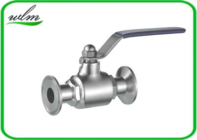 China Durable Clamp Sanitary Ball Valves For Hygienic Industry Pipe System for sale