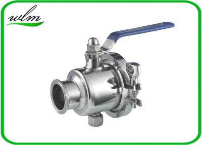 China Pharmaceutical Sanitary Ball Valves With Clamp Connection Ends , Diameter DN15-65 for sale