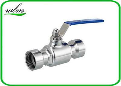 China Hygienic Male Or Female Thread Ball Valves Hygienic For Production Pipeline for sale
