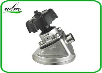 China Tank Bottom Sanitary Diaphragm Valve With Butt Weld Connection , Intelligently Designed for sale